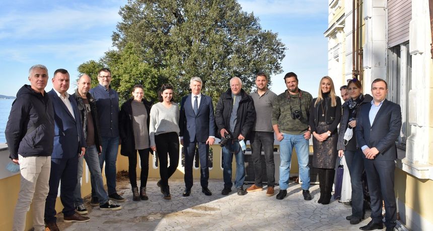 Župan Longin primio novinare, fotografe i snimatelje zadarskih redakcija