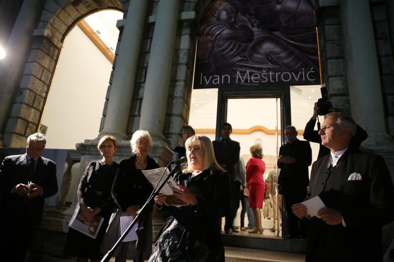 Gradska loža: Otvorenje izložbe “Zahvalimo njoj…” Ivana Meštrovića, Foto: Filip Brala/PIXSELL Gradska loža: Otvorenje izložbe “Zahvalimo njoj…” Ivana Meštrovića, Foto: Filip Brala/PIXSELL