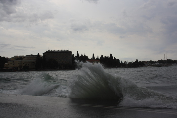 Tramontana u Zadru 26. kolovoza 2012.