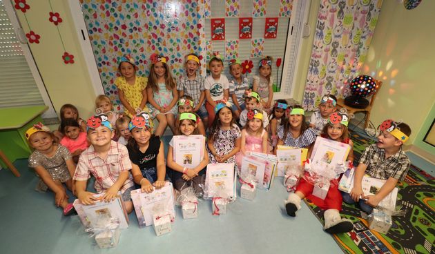 Oproštajna zabava za 26 virskih predškolaca u Dječjem vrtiću Smješko.