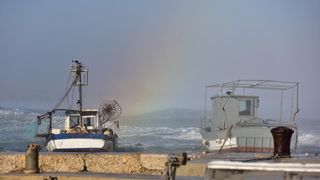 Jaka bura na zadarskom području otežava cestovni i pomorski promet, foto: Dino STanin/PIXSELL Jaka bura na zadarskom području otežava cestovni i pomorski promet, foto: Dino STanin/PIXSELL