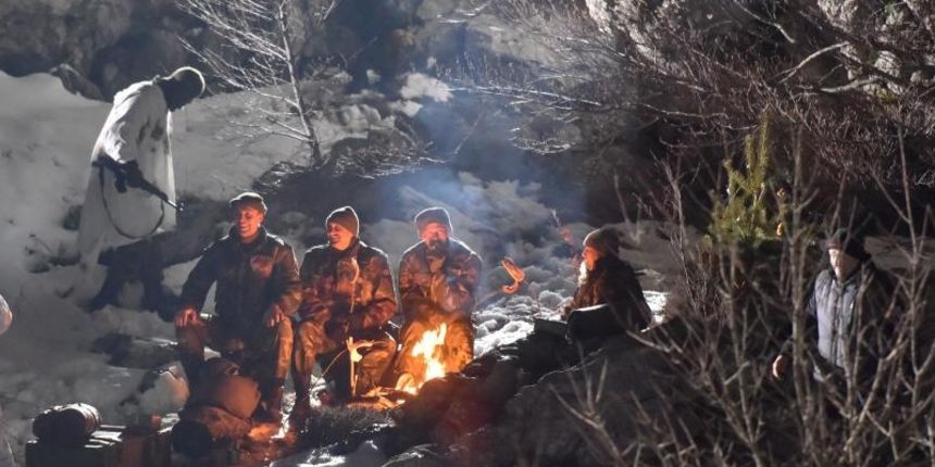 Goran Višnjić i ekipa na snimanju filma “General” Goran Višnjić i ekipa na snimanju filma “General”