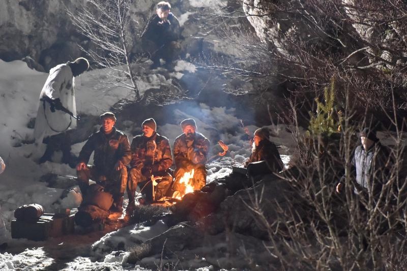 Goran Višnjić i ekipa na snimanju filma “General” Goran Višnjić i ekipa na snimanju filma “General”