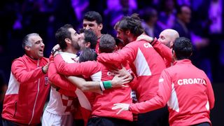 Veliko slavlje hrvatskih tenisača nakon osvajanja Davis Cupa