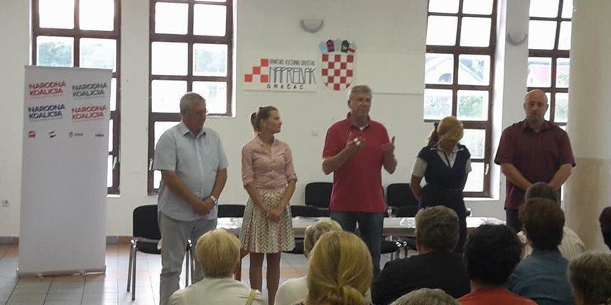 Predstavnici Narodne koalicije posjetili Galovac, Smilčić, Pridragu i Gračac