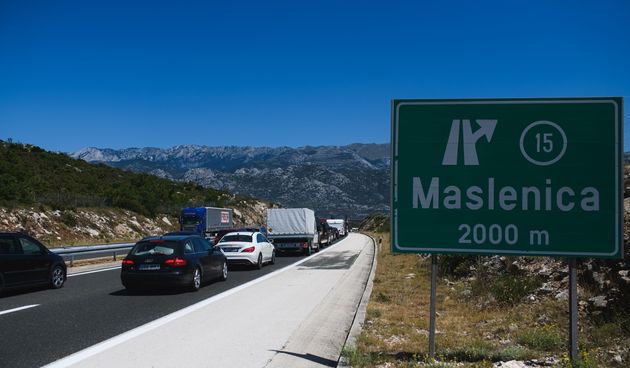 Tunel sv. Rok, Maslenica, autocesta A1, bura