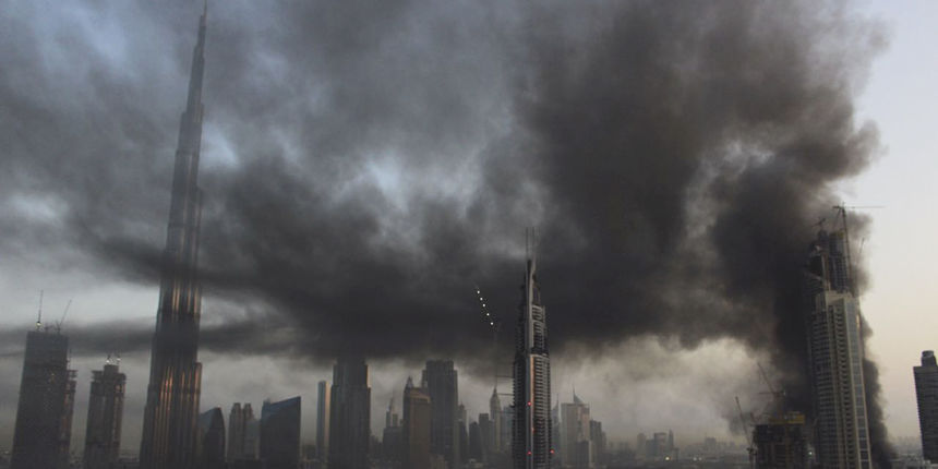 Dubai, požar Dubai, požar