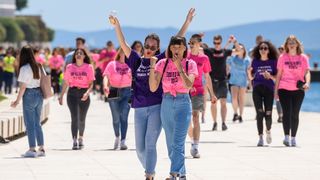 Zadarski maturanti obilježili kraj škole na rivi