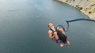 Mario Možnik otvorio bungee jumping sezonu na Masleničkom mostu, Photo: Hrvoje Jelavic/PIXSELL