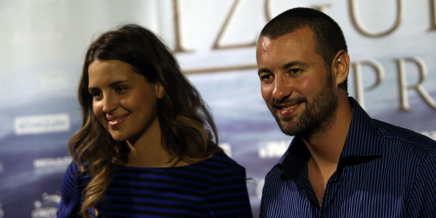 Zadar, 170712. 
Klub Arsenal.
Prikazivanje filma Izgubljeni princ – Larin izbor.
Na projekciji filma posjetitelji su imali priliku druziti se s glumcima iz serijala Larin izbor Doris Pincic i Ivanom Hercegom.
Na fotografiji: Ivan Herceg i Doris Pincic.
Fo