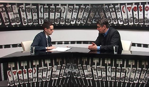 Sanjin Španović i Zoran MIlanović u emisiji Veto Jabuka TV