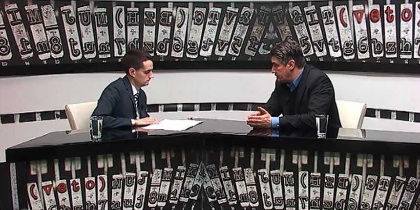 Sanjin Španović i Zoran MIlanović u emisiji Veto Jabuka TV Sanjin Španović i Zoran MIlanović u emisiji Veto Jabuka TV