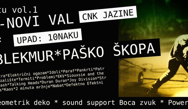 “Ljuti lumtu”  u ritmu punka i novog vala u CNK Jazine