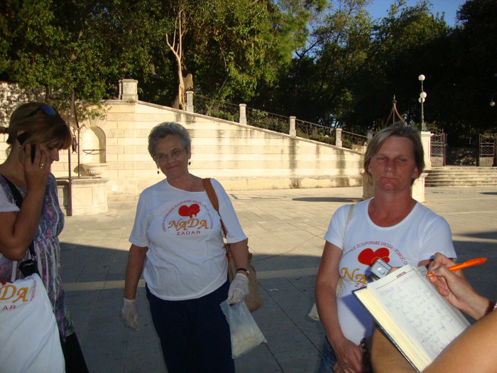 Udruga Nada u akciji prikupljanja infektivnog otpada u Zadru, foto: M. Jerak