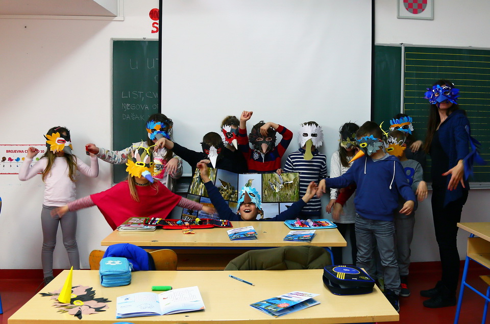 5. “Maskenbal ptica”, likovno-edukativna radionica u organizaciji Javne ustanove Park prirode Vransko jezero
