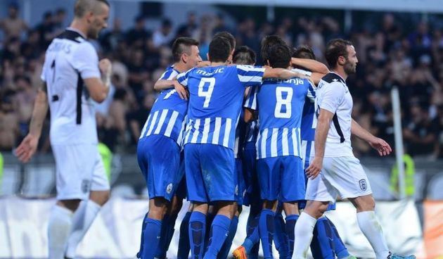 16.07.2015., stadion u Kranjcevicevoj, Zagreb – Kvalifikacije za Europsku ligu, drugo pretkolo, NK Lokomotiva – PAOK Saloniki. slavlje nakon pogotka. Photo: Marko Lukunic/PIXSELL