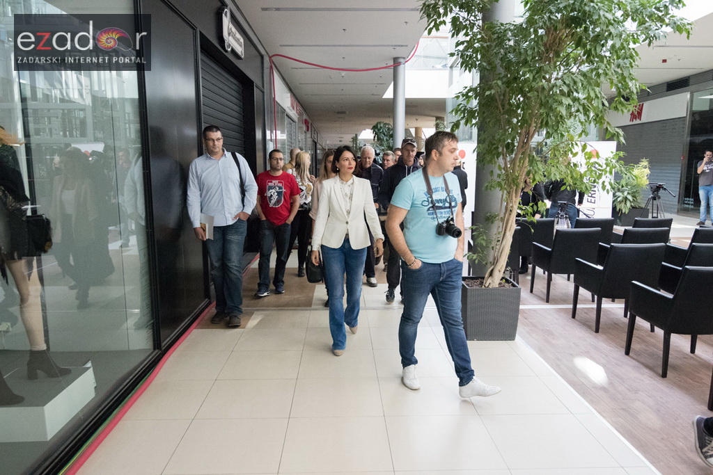 Novinari obišli objekt trgovinskog centra Supernova Zadar