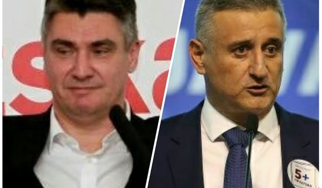 Zoran Milanović (SDP) i Tomislav Karamarko (HDZ)