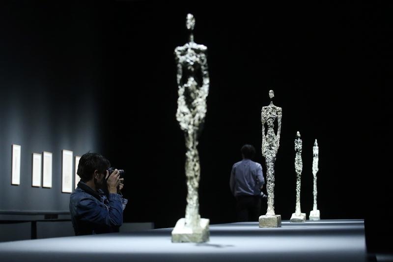 Zagreb: Eksponati izložbe Alberto Giacommeti u Umjetničkom paviljonu Zagreb: Eksponati izložbe Alberto Giacommeti u Umjetničkom paviljonu