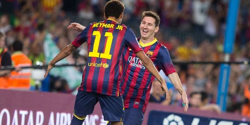 Neymar i Messi, foto: fcbarcelona.com
