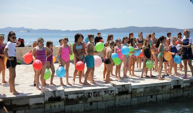 Bazen Kolovare: Meta feštica od balona i prvi Balloon jump