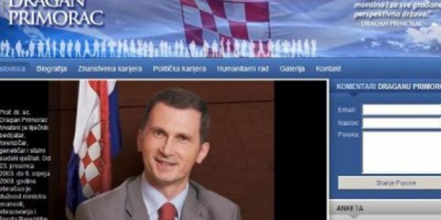 Dragan Primorac na svojim web stranicama započeo predsjedničku kampanju Dragan Primorac na svojim web stranicama započeo predsjedničku kampanju