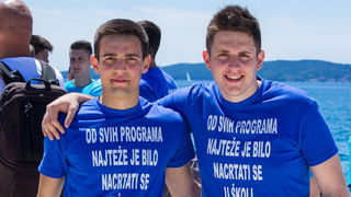 Ludijada maturanata na zadarskoj rivi 17. svibnja 2016. Foto: Bojan Bogdanić