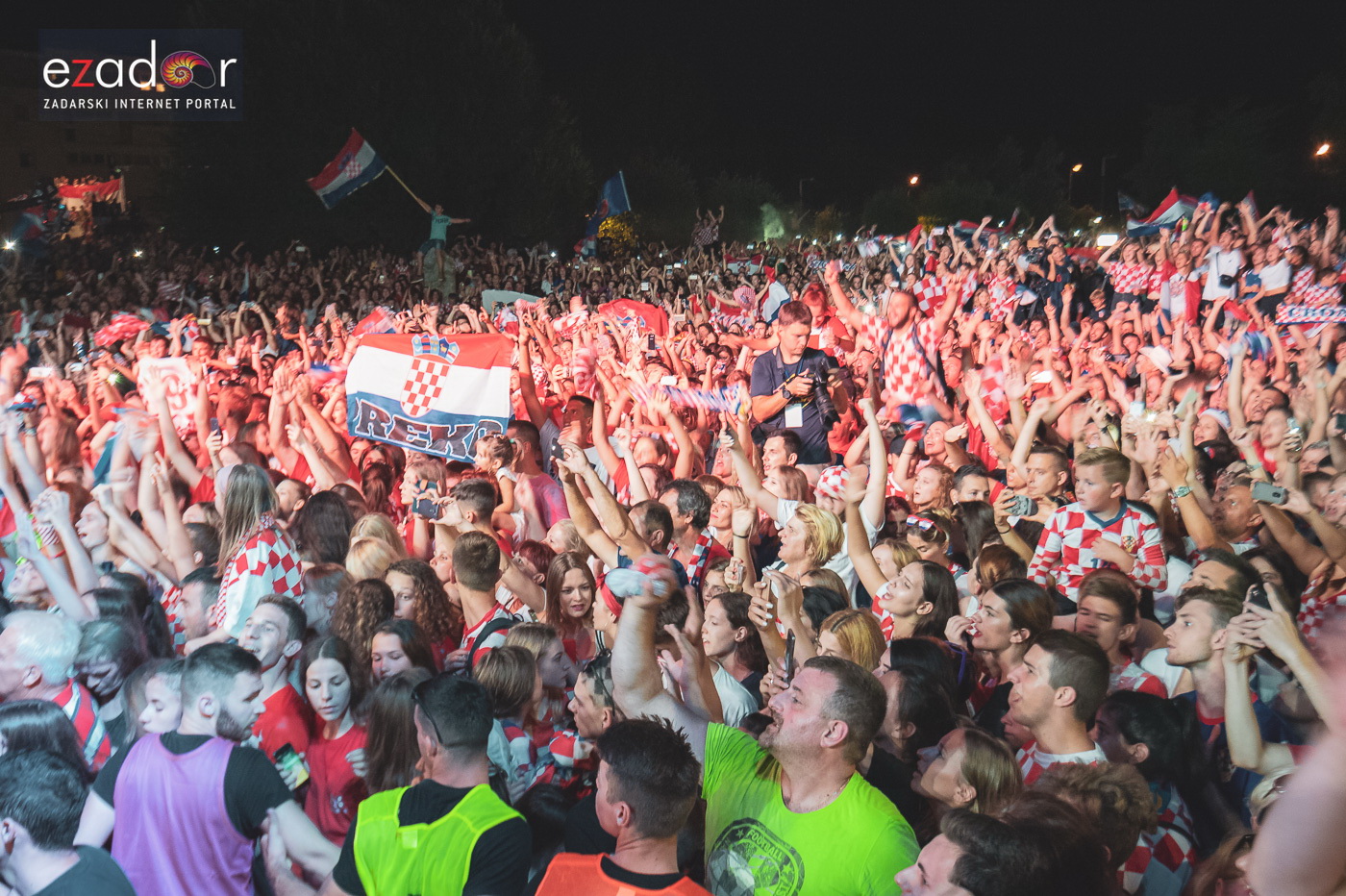 Zadar priredio nezaboravan doček svojim Vatrenim herojima