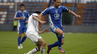 Varazdin, 080510.
Na gradskom stadionu u Varazdinu igra se 29. kolo prve HNL izmedju Varteksa i Zadra. Varteks je pobjedio 1:0 pogotkom Matije Smrekara.
Na slici: Miljenko Mumlek.
Foto: Zeljko Hajdinjak / CROPIX