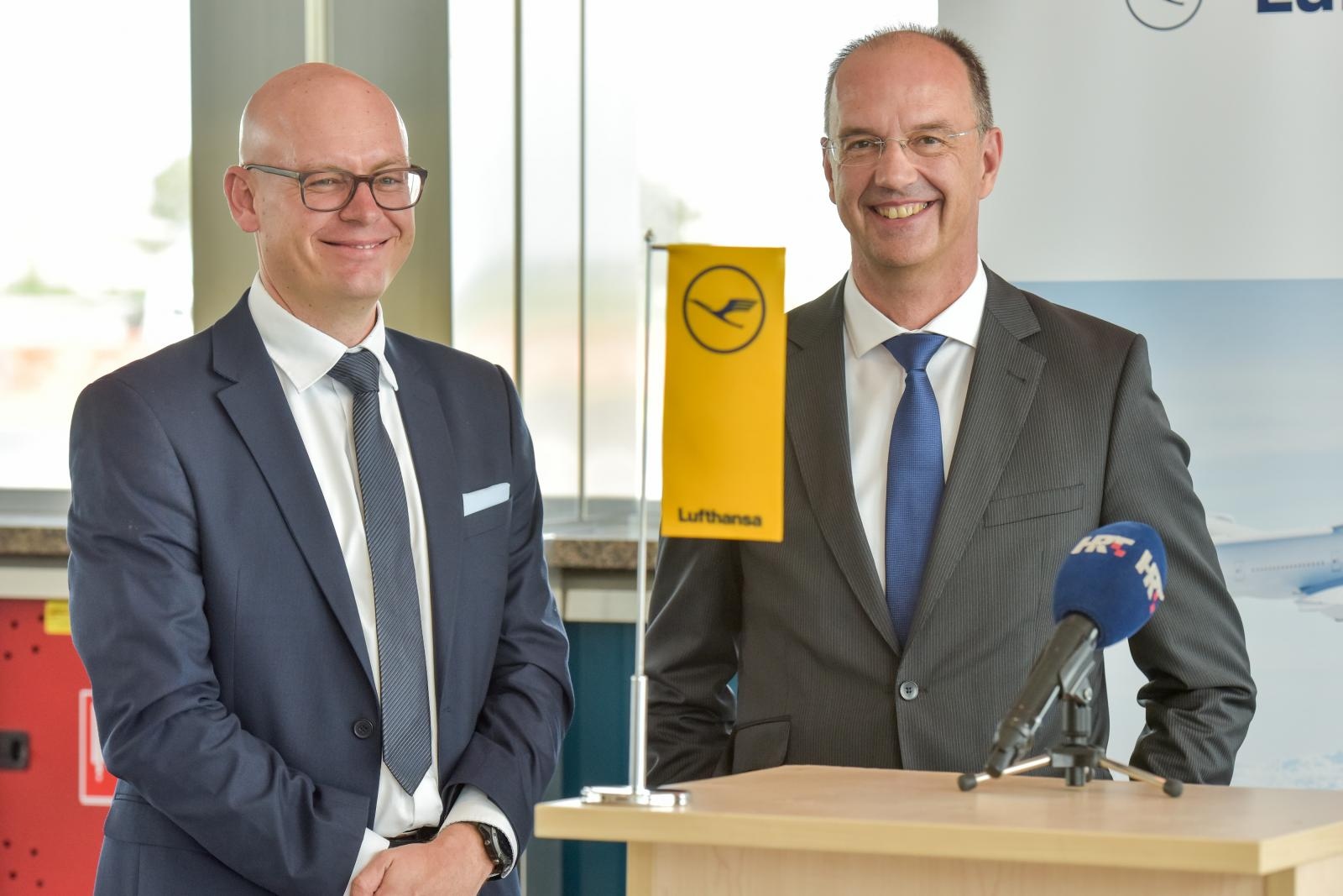 U zračnu luku Zadar svečano sletio prvi zrakoplov Lufthanse iz Frankfurta