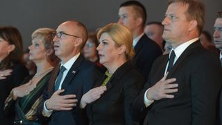 Predsjednica Grabar-Kitarović na svečanoj sjednici Gradskog vijeća Predsjednica Grabar-Kitarović na svečanoj sjednici Gradskog vijeća