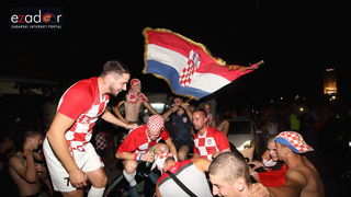 Bibinje: Navijanje za Vatrene i fešta nakon pobjede nad Engleskom