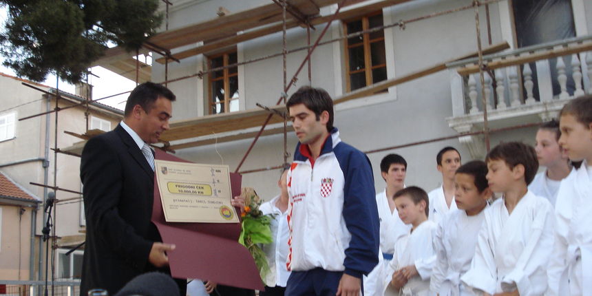 Doček Danila Domdjonija u Biogradu Doček Danila Domdjonija u Biogradu