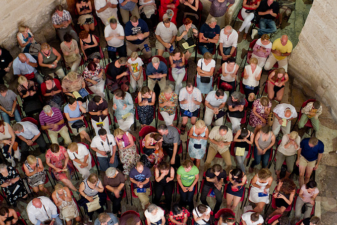 Hrvatska komorna filharmonija, Mak Grgić i Franko Božac u crkvi Sv. Donata, foto: L. Banić