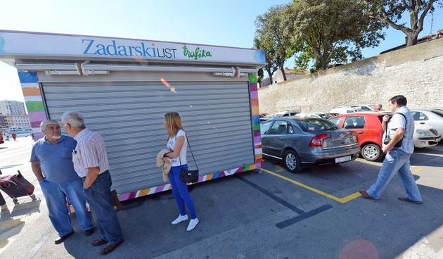 zadar, 12.06.2013. – kiosk zadarski list