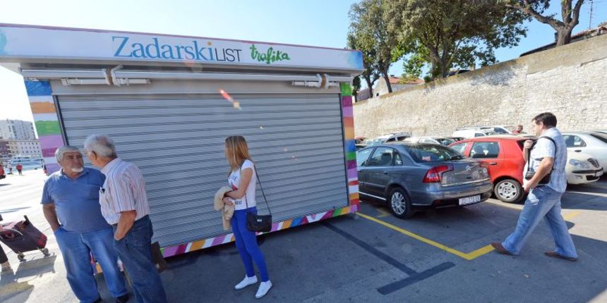 zadar, 12.06.2013. – kiosk zadarski list