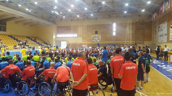 Hrvatska košarkaška reprezentacija u kolicima nastupila na EP divizije B u Sarajevu Hrvatska košarkaška reprezentacija u kolicima nastupila na EP divizije B u Sarajevu