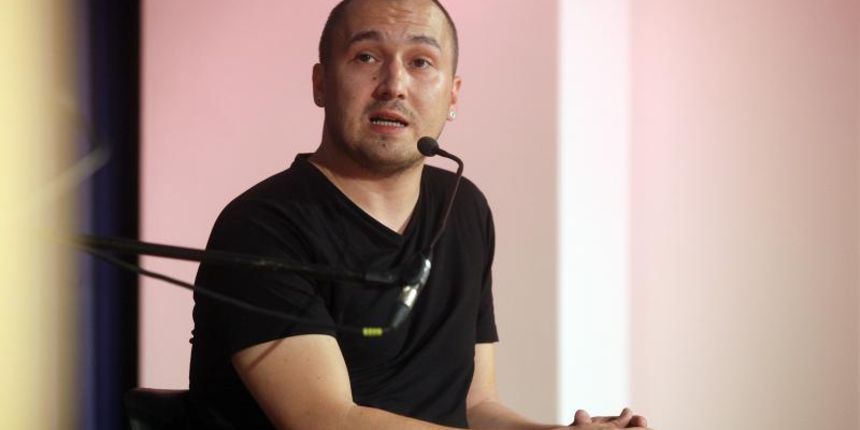 Rovinj – Weekend media festival, predavanje, dvoboj print vs. internet, Matija Babic, Index. hr, Hrvatska. Photo: Zarko Basic/PIXSELL