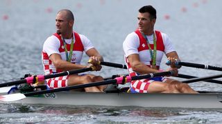 Rio de Janeiro, Brazil – Braća Sinkovic, Martin i Valent, osvajači su olimpijske zlatne medalje u utrci dvojaca na pariće.  Photo: Igor Kralj/PIXSELL
