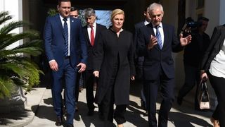 Predsjednica Kolinda Grabar Kitarović na svečanoj sjednici županijske skupštine, foto: Dino Stanin/PIXSELL