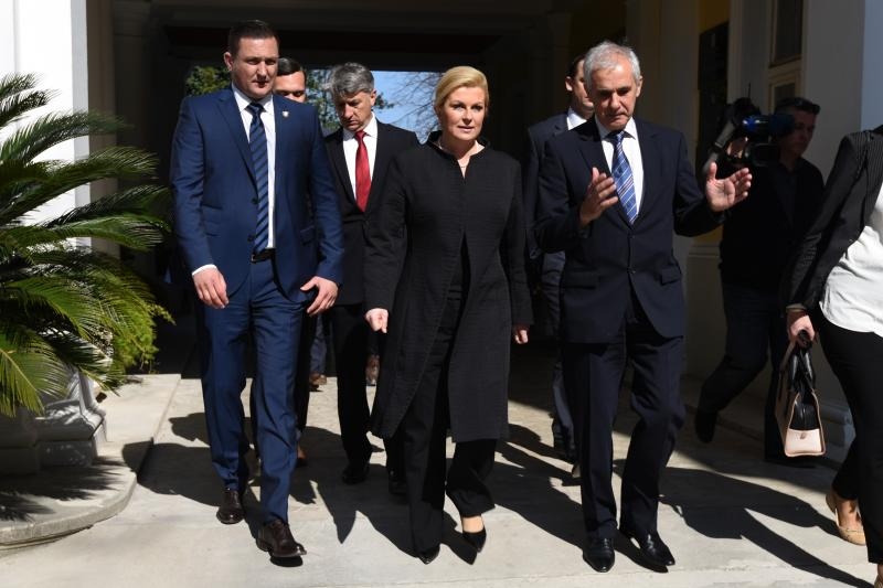 Predsjednica Kolinda Grabar Kitarović na svečanoj sjednici županijske skupštine, foto: Dino Stanin/PIXSELL