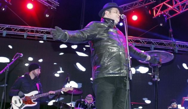 Split-Riva Do�ek nove godine na Splitskoj Rivi. Nastup Marijana Bana i Diktatora snimio:TIno Juric Autor  Tino Juric/PIXSELL Ključne riječi  2015, nova godina, slavlje, proslava, Doček