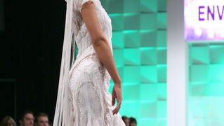 Zagreb, 040211. 
Arena Zagreb, Laniste.
13. Sajam vjencanja, velika modna revija sa modelima modne agencije Sandra. 
Na slici: kreacije Envy room.
Foto: Biljana Gaurina / CROPIX