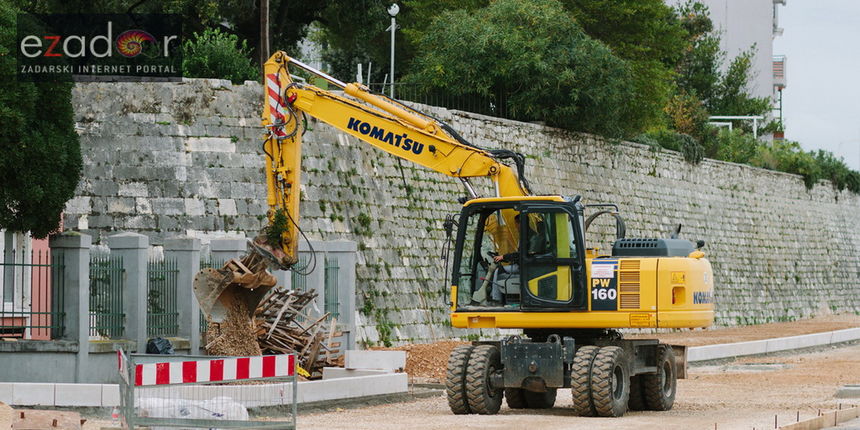 Đir po gradu, petak 3. studenog 2017. Liburnska obala, radovi