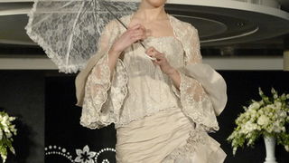 Split, 190210.
U hotelu Le Meridien Lav odrzava se Sajam vjencanja gdje je uprilicena modna revija izlagaca.
Na slici : vjencanica Nikolina.
Foto : Jadran Babic / CROPIX