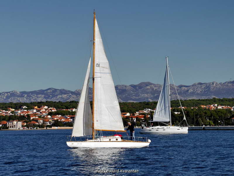 Zadarska Koka 2016. gledana s mora. Foto: Leonard Kvarantan Zadarska Koka 2016. gledana s mora. Foto: Leonard Kvarantan