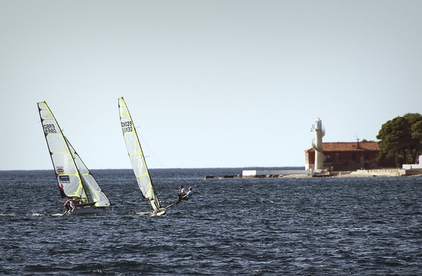 Jedrenje: Medal race s gledan s rive