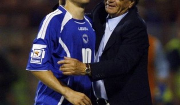 Zvjezdan Misimović i Ćiro Blažević (Foto:Reuters)