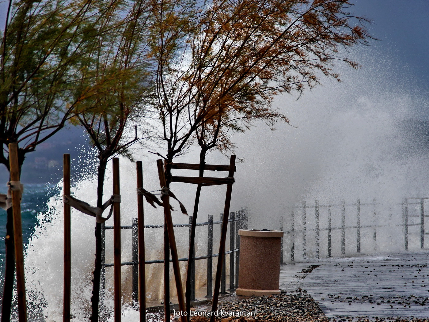 Olujno jugo u Zadru, nedjelja 6. prosinca 2020. godine