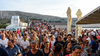 Proslava Velike Gospe u Pagu uz nastup klape Intrade Proslava Velike Gospe u Pagu uz nastup klape Intrade